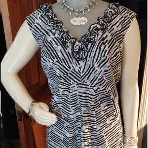 Graphic Print Summer Dress